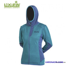 Куртка жеская флисовая Norfin Women OZONE DEEP BLUE темно-бирюзовая